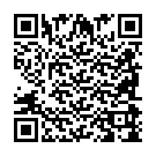 Codice QR per il numero di telefono +2698098003