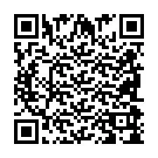 Codice QR per il numero di telefono +2698098013