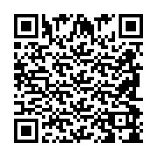 QR Code สำหรับหมายเลขโทรศัพท์ +2698098029