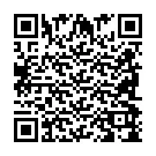 QR код за телефонен номер +2698098033