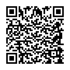 QR-code voor telefoonnummer +2698098049