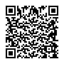 QR-code voor telefoonnummer +2698098062