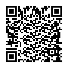 Codice QR per il numero di telefono +2698098068