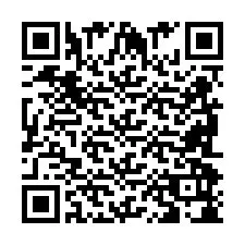 QR-code voor telefoonnummer +2698098077