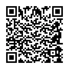 QR-код для номера телефона +2698098087