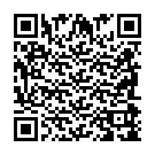 QR код за телефонен номер +2698098104