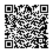 QR-koodi puhelinnumerolle +2698098128