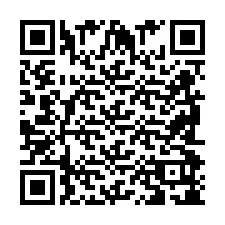 QR-code voor telefoonnummer +2698098129