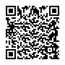 QR-koodi puhelinnumerolle +2698098165