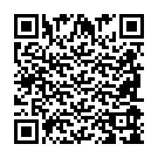 Kode QR untuk nomor Telepon +2698098187