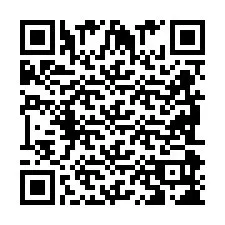 Codice QR per il numero di telefono +2698098206