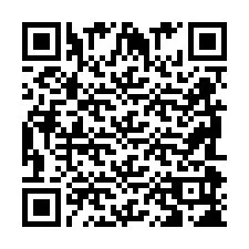 QR код за телефонен номер +2698098211