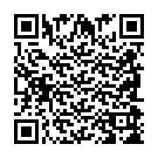 QR-code voor telefoonnummer +2698098218