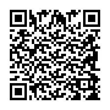 QR-code voor telefoonnummer +2698098222