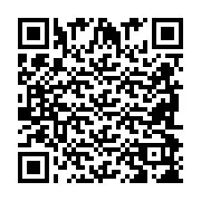 Codice QR per il numero di telefono +2698098227