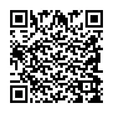 QR код за телефонен номер +2698098238