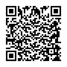 Código QR para número de teléfono +2698098250