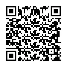 Código QR para número de telefone +2698098262