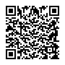 QR-koodi puhelinnumerolle +2698098265