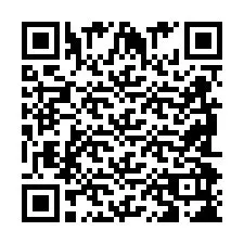 Código QR para número de telefone +2698098269