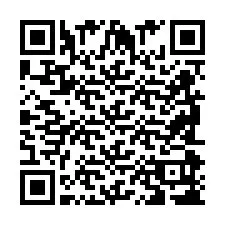 Código QR para número de teléfono +2698098309