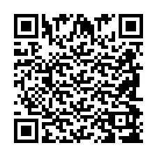 QR Code pour le numéro de téléphone +2698098329