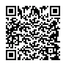 Código QR para número de telefone +2698098336