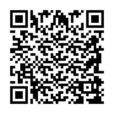 Codice QR per il numero di telefono +2698098341