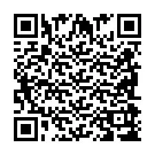 Código QR para número de telefone +2698098346