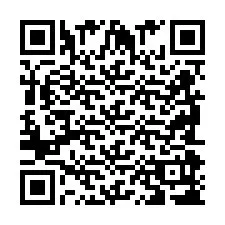 Código QR para número de teléfono +2698098348