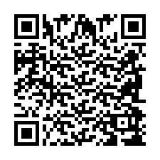 Código QR para número de telefone +2698098363