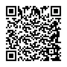 Código QR para número de telefone +2698098375