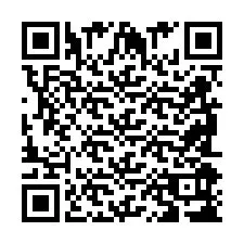 Código QR para número de teléfono +2698098399