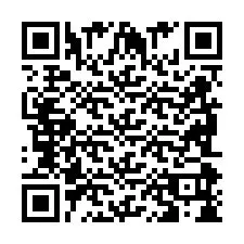 QR код за телефонен номер +2698098402