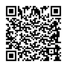 Codice QR per il numero di telefono +2698098406