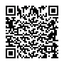 QR код за телефонен номер +2698098407