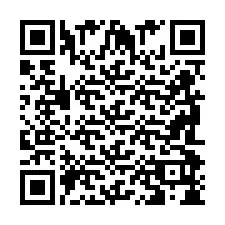 Código QR para número de teléfono +2698098425