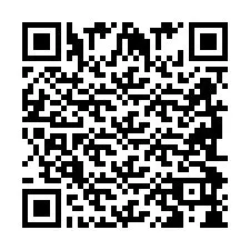 QR-код для номера телефона +2698098426