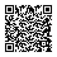 QR-code voor telefoonnummer +2698098430