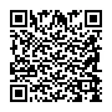 QR код за телефонен номер +2698098431