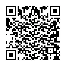 QR kód a telefonszámhoz +2698098434