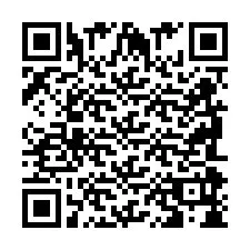 QR kód a telefonszámhoz +2698098444