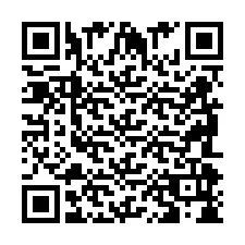 QR код за телефонен номер +2698098450