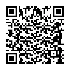 QR код за телефонен номер +2698098453