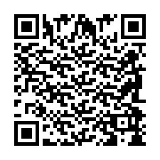 Código QR para número de telefone +2698098461