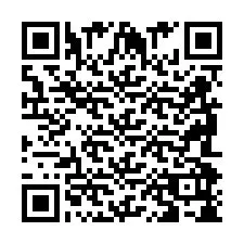 Código QR para número de telefone +2698098560