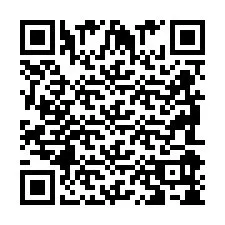 QR Code pour le numéro de téléphone +2698098580