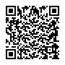 QR Code pour le numéro de téléphone +2698098581