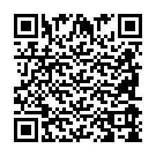 QR-code voor telefoonnummer +2698098583