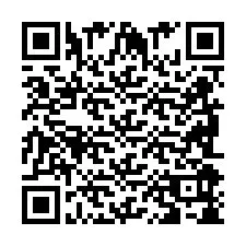 Código QR para número de teléfono +2698098592